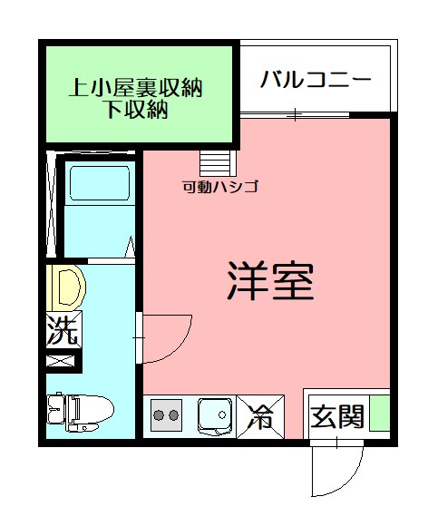 カレッジアベニューテラス 202号室 間取り