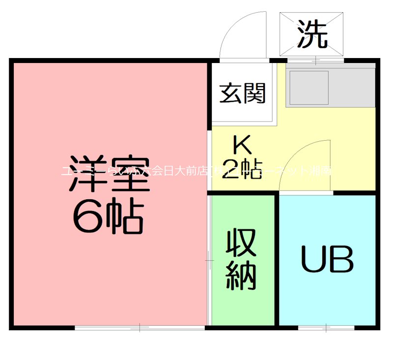 第2湘南ハイツ 109号室 間取り