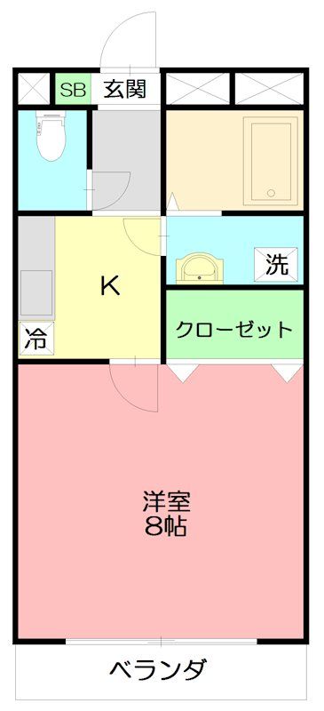 MTハイツ 201号室 間取り