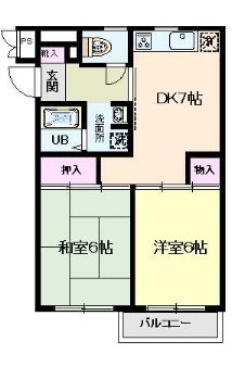 シティパル戸塚第1 102号室 間取り