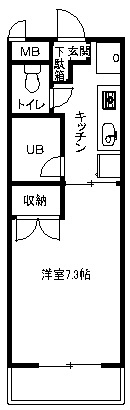 プロスペリティ旭湘南 103号室 間取り