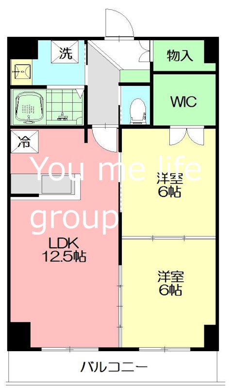 エクレール藤沢弐番館 503号室 間取り