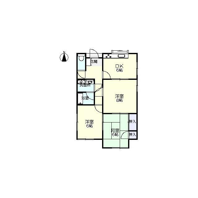 コーポおの 101号室 間取り
