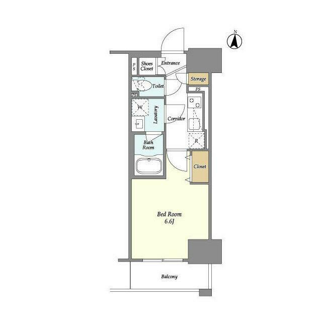 ＬＩＢＲ　ＧＲＡＮＴ　藤沢 0215号室 間取り