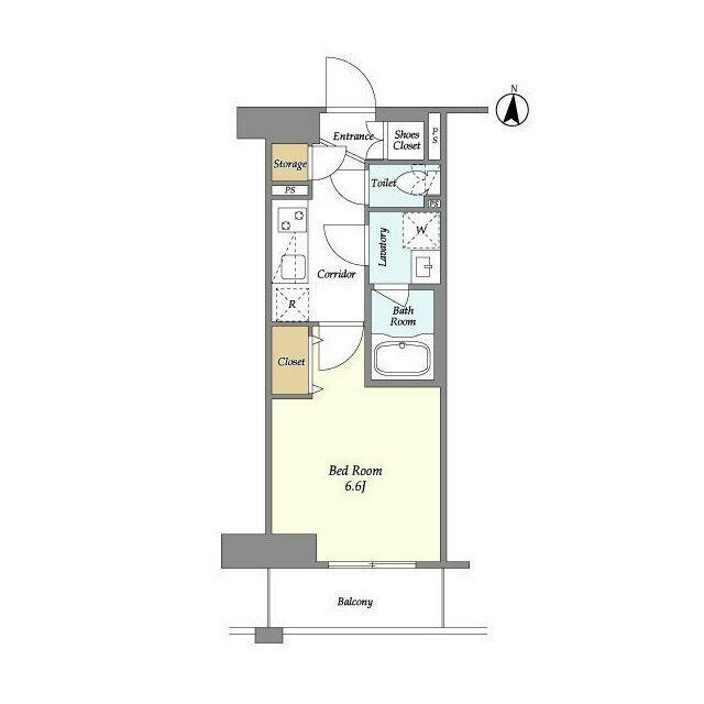 ＬＩＢＲ　ＧＲＡＮＴ　藤沢 0610号室 間取り