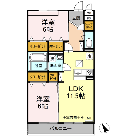 グレイスコート湘南 間取り