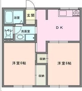 サニーコート森 203号室 間取り