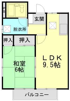 コーポ秀建 間取り