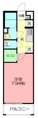 グレイス大和 302号室 間取り