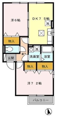 グリーンパレス舞岡 101号室 間取り
