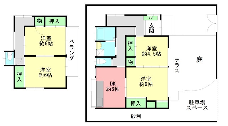 南鴨宮戸建 間取り