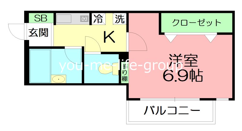 マーレ　ＴＡＫＥＩ　参番館 101号室 間取り
