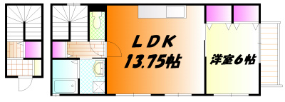 コンフォートプレジオ 202号室 間取り