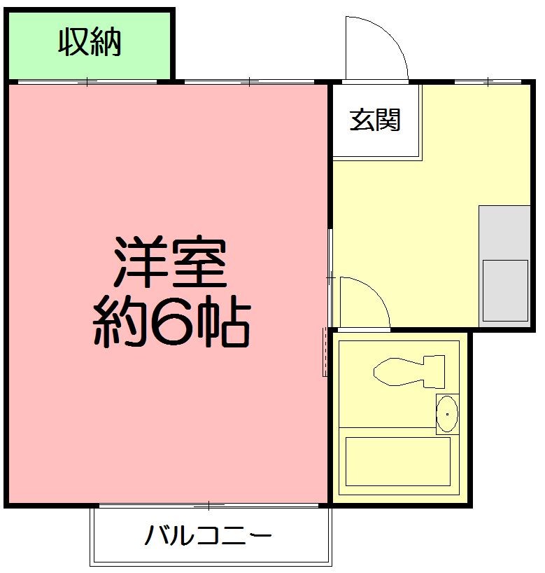 ハウスK湘南 201号室 間取り