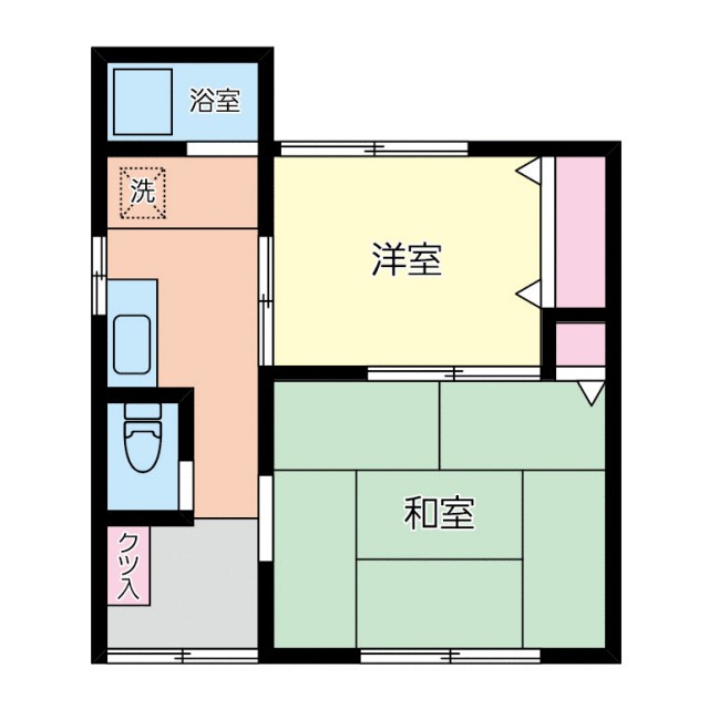 ハイムソレイユ（旧石渡貸家） 間取り図