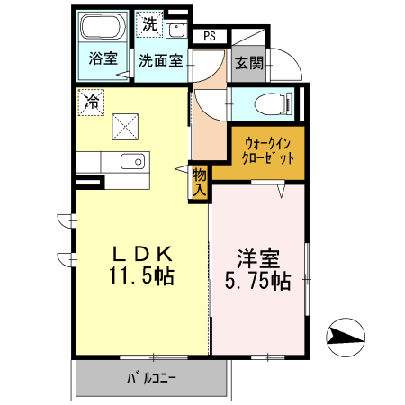 サンハイツ小菅ヶ谷 103号室 間取り
