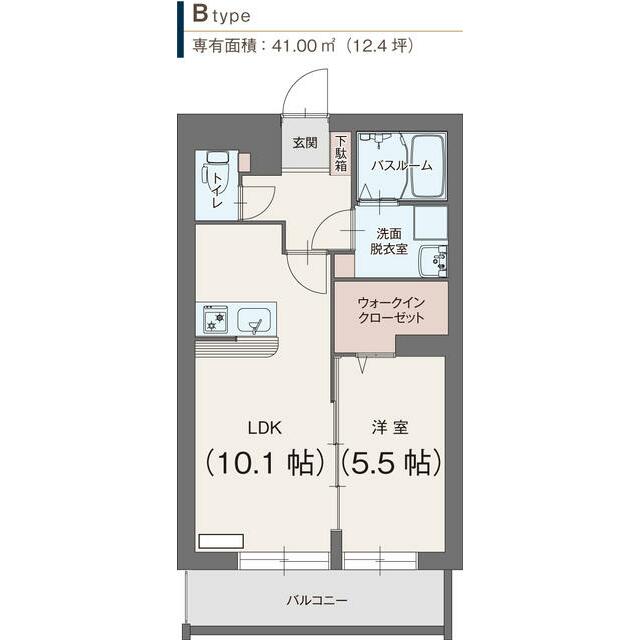 ピーノ湘南 204号室 間取り