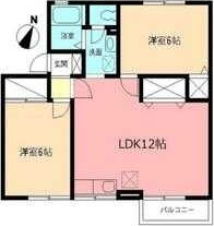 クレールＣ 201号室 間取り