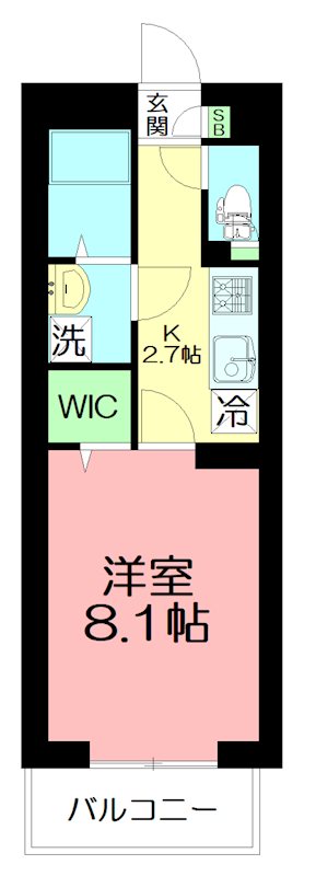 コントウィスタ 202号室 間取り