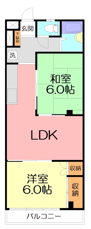 鈴与レジデンス 302号室 間取り