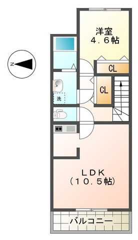メゾン・マルシェ 207号室 間取り