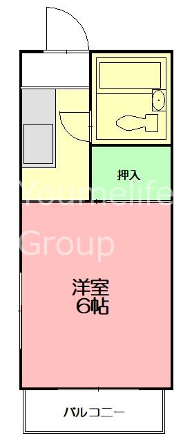 シャトール田口戸塚Ⅰ 210号室 間取り
