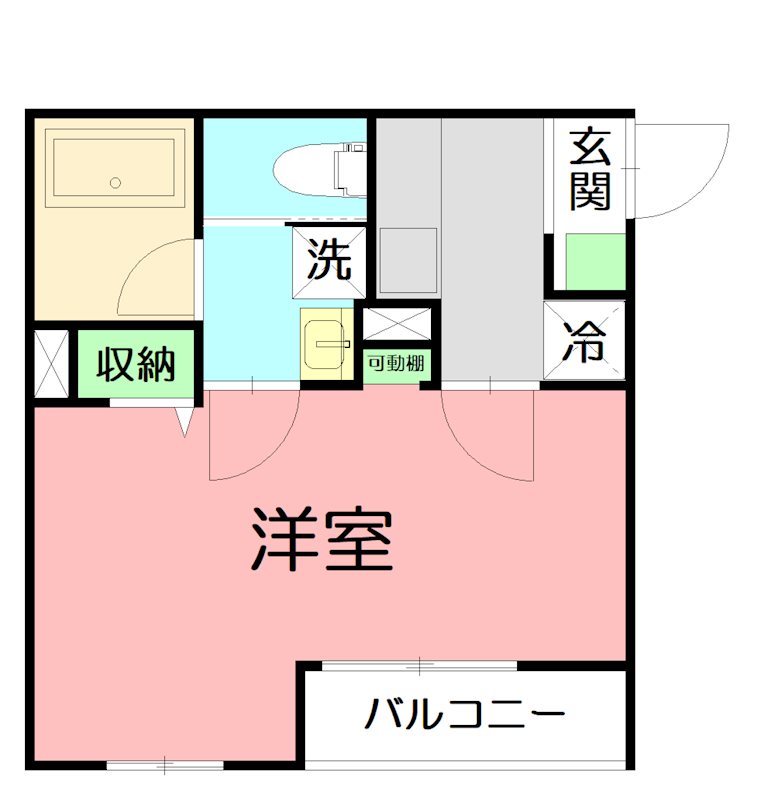 シュヴァンネージュ 203号室 間取り