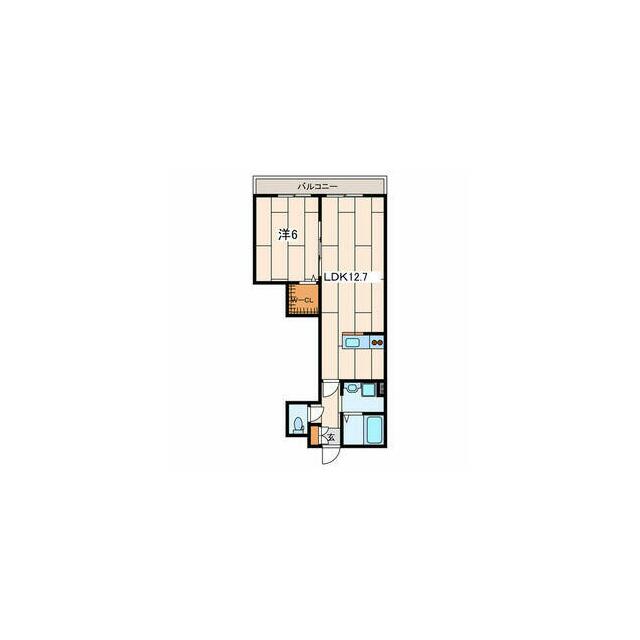 Ｔｅｒｒａｃｅ本厚木　Ⅱ 103号室 間取り