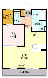 SEJOUR Aikou 305号室 間取り