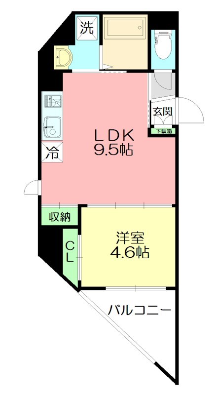 メゾン青空東戸塚 201号室 間取り