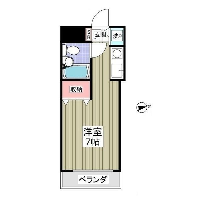 湘南平塚コート 306号室 間取り