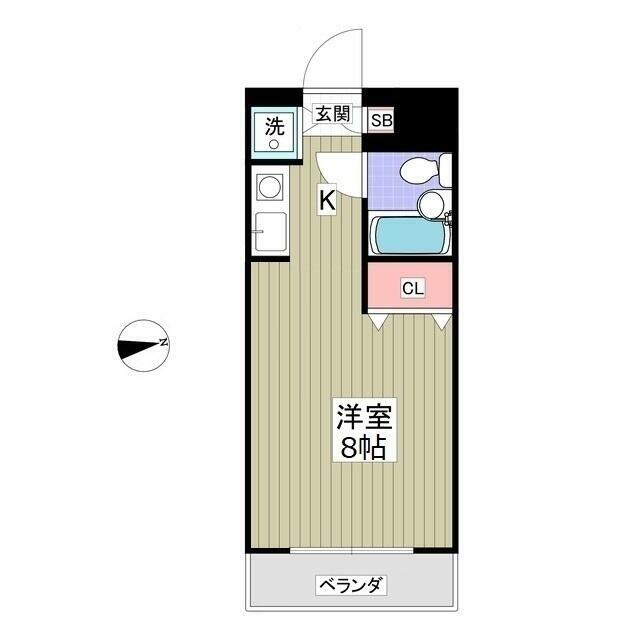 湘南平塚コート 105号室 間取り