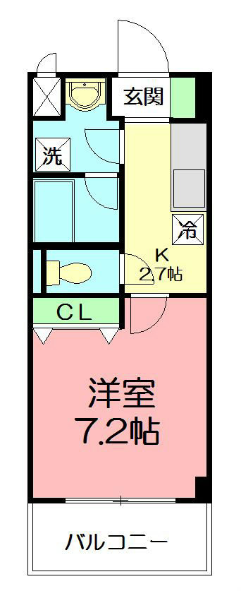 GLOIRE MANSION 103号室 間取り