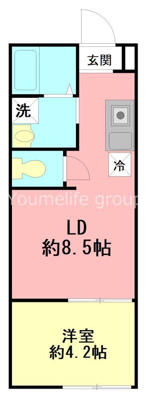 ルガノ 105号室 間取り