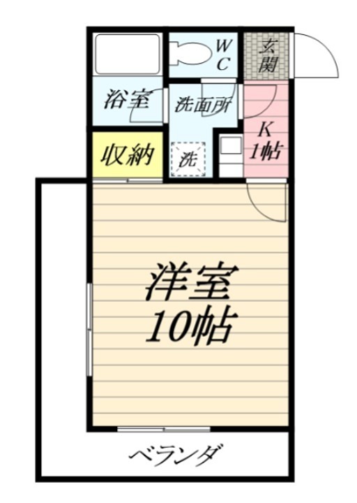 切替ビル 302号室 間取り