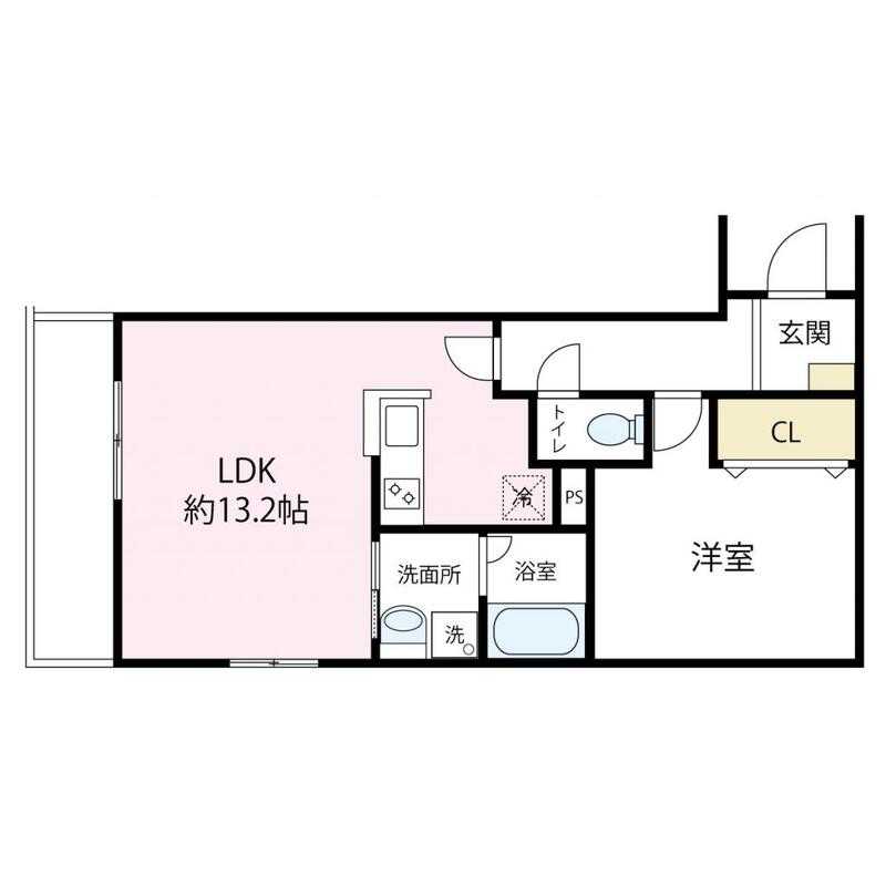ストークプレイス湘南 201号室 間取り