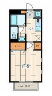 リヴュール・ベルテ 205号室 間取り