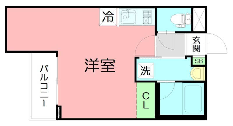 lifeship F Rouge(ルージュ) 203号室 間取り