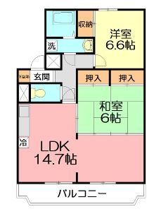 ハーティハイム山崎 間取り