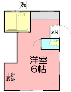 野本ハイツ 105号室 間取り