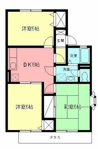 フローラサトウＡ 101号室 間取り