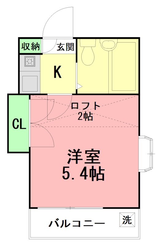 エコルグリーンリーフ 101号室 間取り