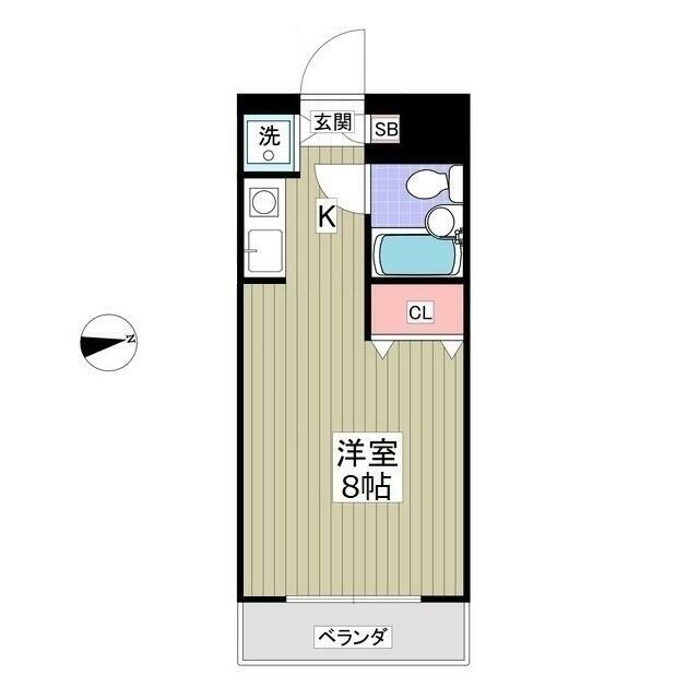 湘南平塚コート 107号室 間取り