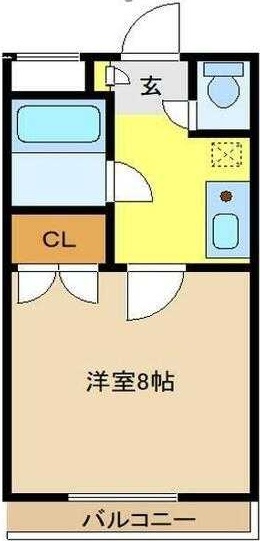 アンソレイユ湘南台 104号室 間取り
