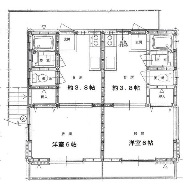 クーペハウス 202号室 間取り