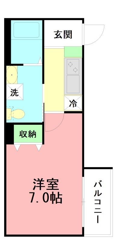ベイルーム本厚木South 203号室 間取り