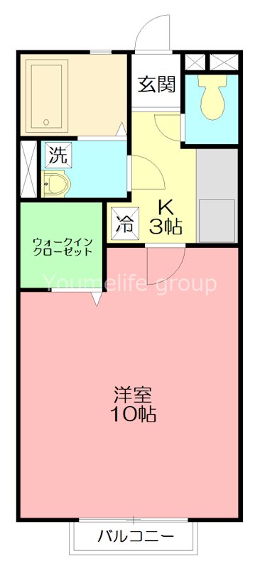 メゾン・ドゥ・プランタン 102号室 間取り