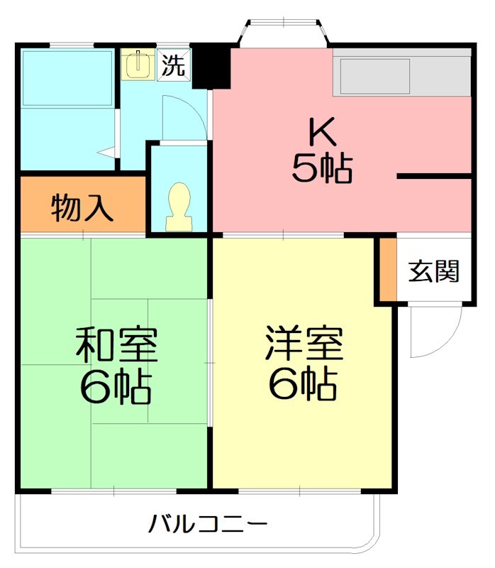 グリーンハイツ小澤 303号室 間取り