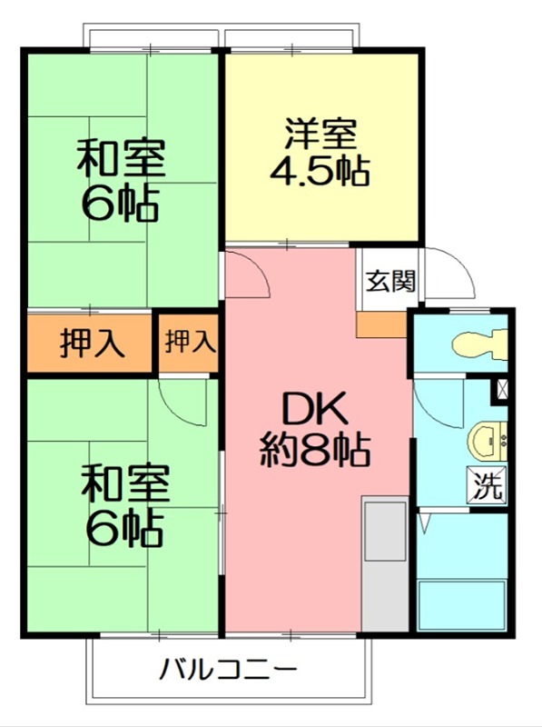 プレシードハイツ 202号室 間取り