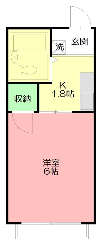 シティハイム池上A棟 202号室 間取り